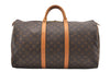 Authentic Louis Vuitton Monogram Keepall 50 Travel Boston Bag M41426 LV 1969J