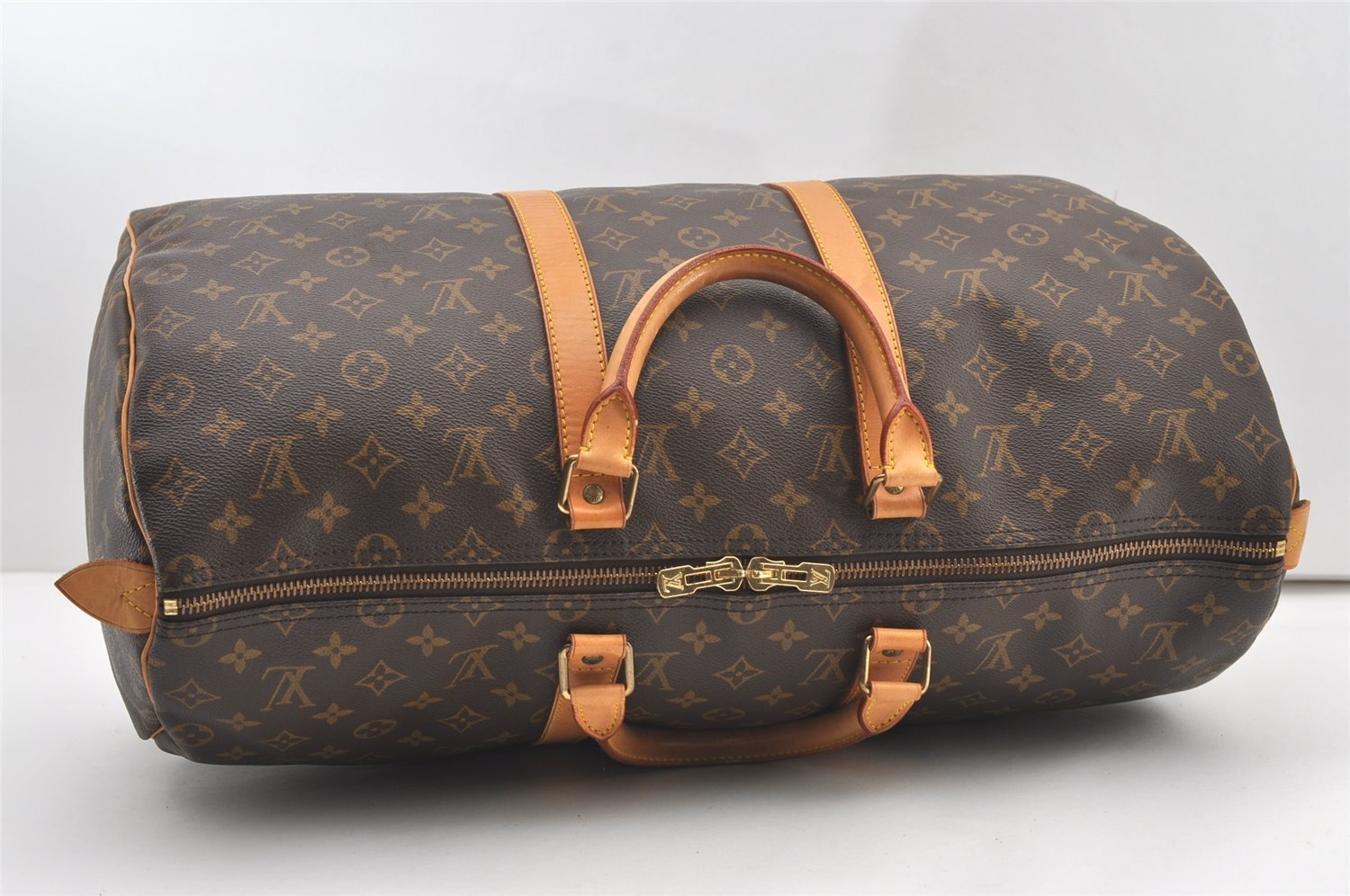 Authentic Louis Vuitton Monogram Keepall 50 Travel Boston Bag M41426 LV 1969J