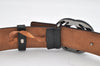 Authentic GUCCI GG Imprime Interlocking G Belt PVC Leather 90 35.4" Black 1969K
