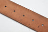 Authentic GUCCI GG Imprime Interlocking G Belt PVC Leather 90 35.4" Black 1969K