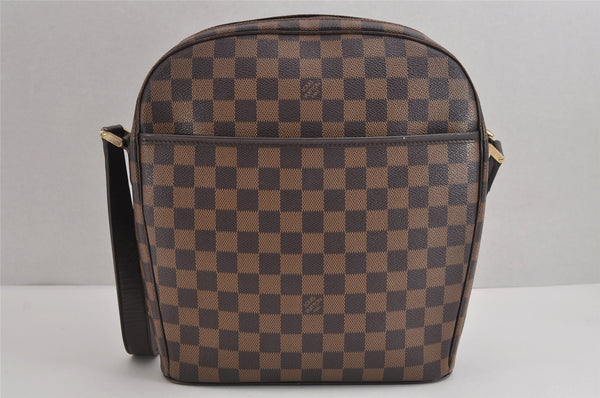 Authentic Louis Vuitton Damier Ipanema GM Shoulder Cross Bag N51292 LV 1970J