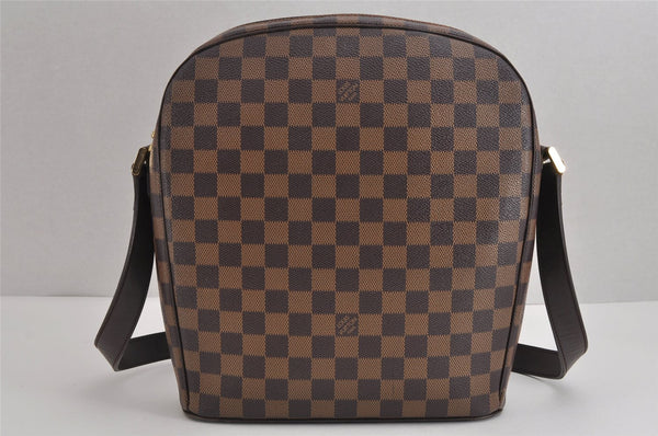 Authentic Louis Vuitton Damier Ipanema GM Shoulder Cross Bag N51292 LV 1970J
