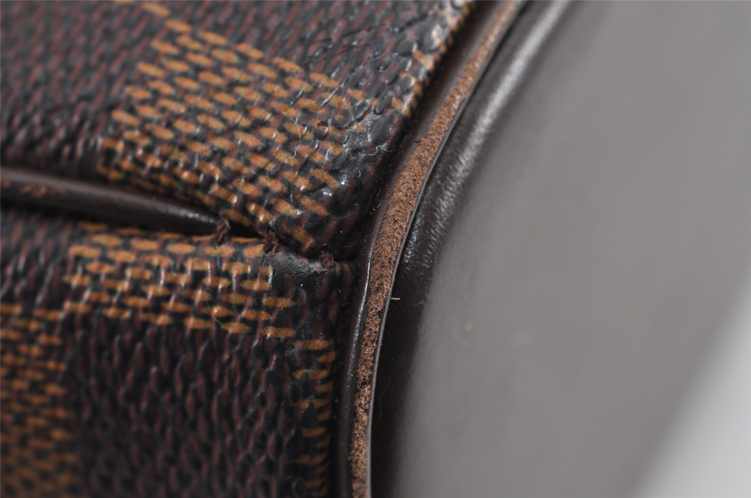 Authentic Louis Vuitton Damier Ipanema GM Shoulder Cross Bag N51292 LV 1970J