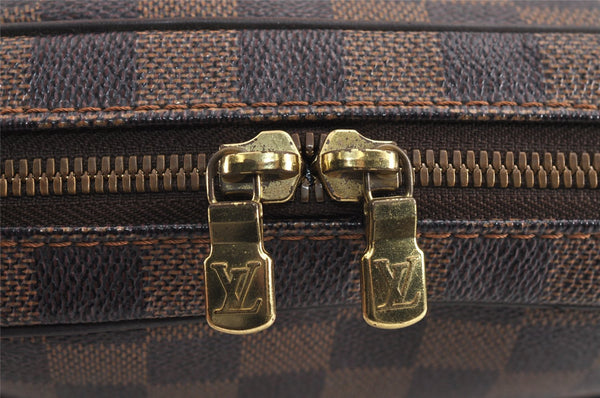 Authentic Louis Vuitton Damier Ipanema GM Shoulder Cross Bag N51292 LV 1970J