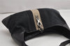 Authentic GUCCI Sherry Line Kandinsky Shoulder Bag GG Canvas Leather Black 1970K