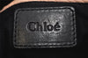 Authentic Chloe Paraty Medium 2Way Shoulder Hand Bag Purse Leather Black 1971K