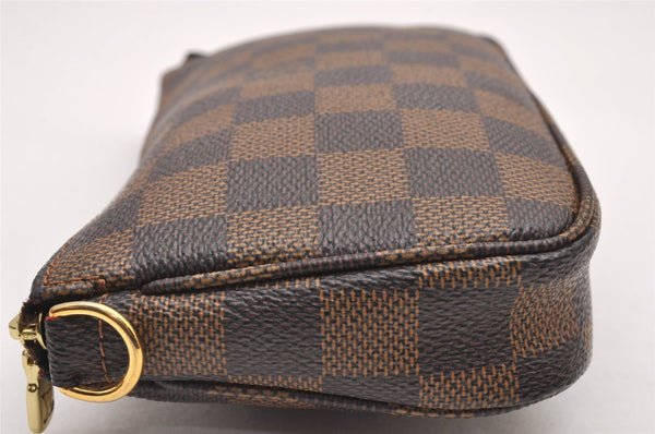 Authentic Louis Vuitton Damier Marais Bucket Pouch Purse Clutch LV 1974J
