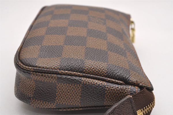 Authentic Louis Vuitton Damier Marais Bucket Pouch Purse Clutch LV 1974J