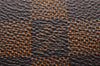 Authentic Louis Vuitton Damier Marais Bucket Pouch Purse Clutch LV 1974J