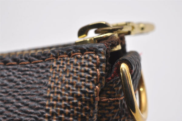 Authentic Louis Vuitton Damier Marais Bucket Pouch Purse Clutch LV 1974J