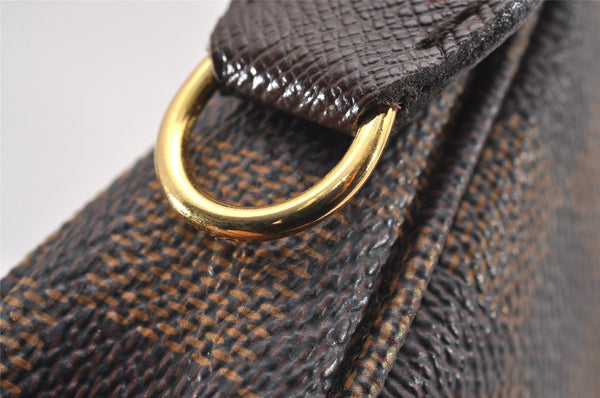 Authentic Louis Vuitton Damier Marais Bucket Pouch Purse Clutch LV 1974J