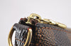 Authentic Louis Vuitton Damier Marais Bucket Pouch Purse Clutch LV 1974J