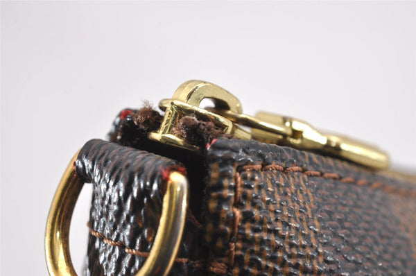 Authentic Louis Vuitton Damier Marais Bucket Pouch Purse Clutch LV 1974J