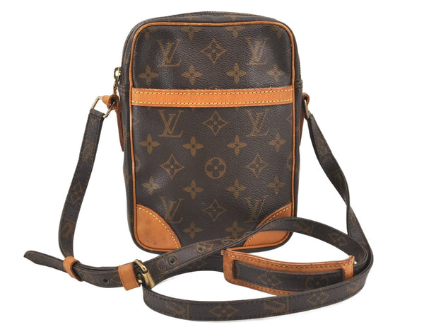 Authentic Louis Vuitton Monogram Danube Shoulder Cross Body Bag M45266 LV 1974K