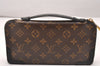 Authe Louis Vuitton Monogram Macassar Daily Organizer M60679 Travel Case 1975J