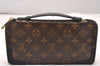 Authe Louis Vuitton Monogram Macassar Daily Organizer M60679 Travel Case 1975J