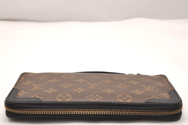 Authe Louis Vuitton Monogram Macassar Daily Organizer M60679 Travel Case 1975J