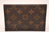 Authe Louis Vuitton Monogram Macassar Daily Organizer M60679 Travel Case 1975J