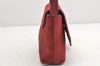 Authentic GUCCI Shoulder Bag Purse Unborn Calf Leather Bordeaux Red Junk 1975K