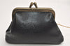 Authentic Christian Dior Trotter 2Way Hand Bag Leather Canvas Black 1977K