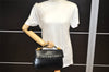 Authentic Christian Dior Trotter 2Way Hand Bag Leather Canvas Black 1977K