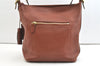 Authentic COACH Tassel Shoulder Cross Body Bag Leather 19889 Brown 1978K