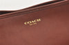 Authentic COACH Tassel Shoulder Cross Body Bag Leather 19889 Brown 1978K