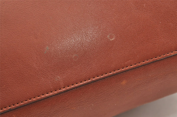 Authentic COACH Tassel Shoulder Cross Body Bag Leather 19889 Brown 1978K
