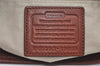 Authentic COACH Tassel Shoulder Cross Body Bag Leather 19889 Brown 1978K