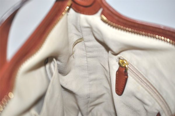 Authentic COACH Tassel Shoulder Cross Body Bag Leather 19889 Brown 1978K