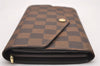 Authentic Louis Vuitton Damier Portefeuille Sarah Long Wallet N63209 LV 1979J