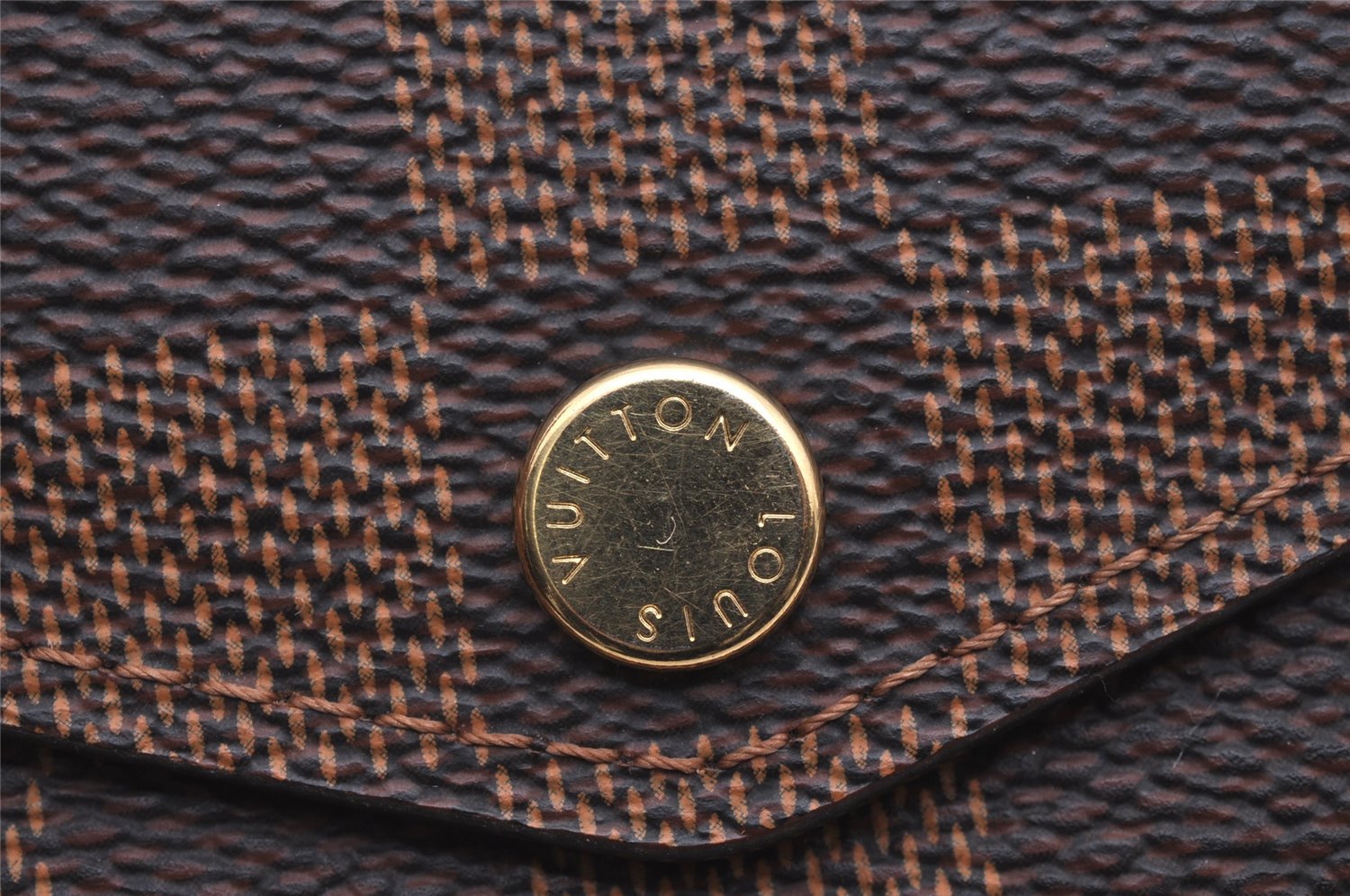 Authentic Louis Vuitton Damier Portefeuille Sarah Long Wallet N63209 LV 1979J