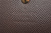 Authentic Louis Vuitton Damier Portefeuille Sarah Long Wallet N63209 LV 1979J
