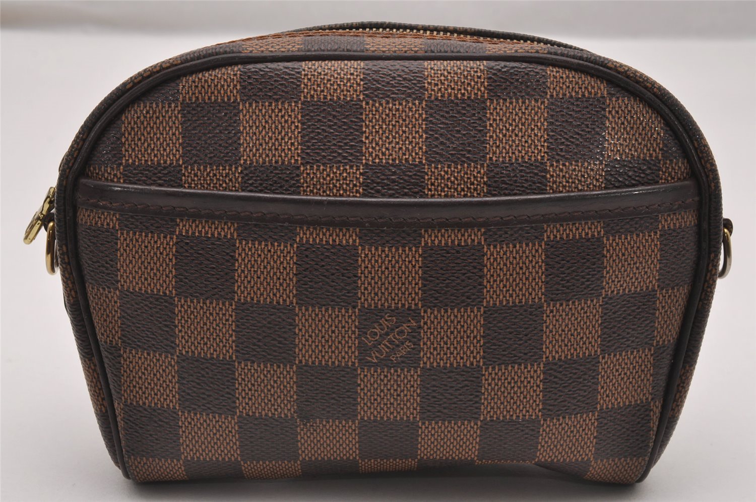 Authentic Louis Vuitton Damier Pochette Ipanema N51296 Shoulder Bag Junk 1980J