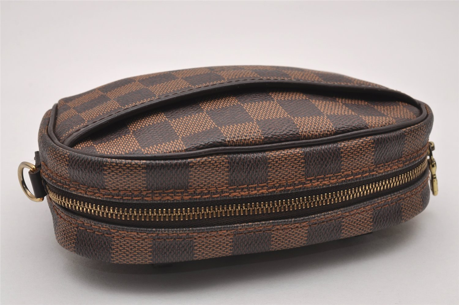 Authentic Louis Vuitton Damier Pochette Ipanema N51296 Shoulder Bag Junk 1980J