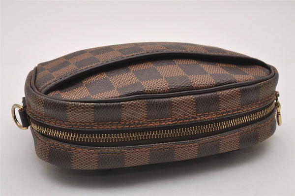 Authentic Louis Vuitton Damier Pochette Ipanema N51296 Shoulder Bag Junk 1980J