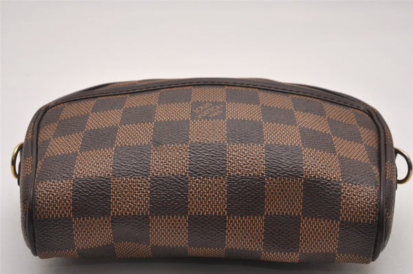 Authentic Louis Vuitton Damier Pochette Ipanema N51296 Shoulder Bag Junk 1980J