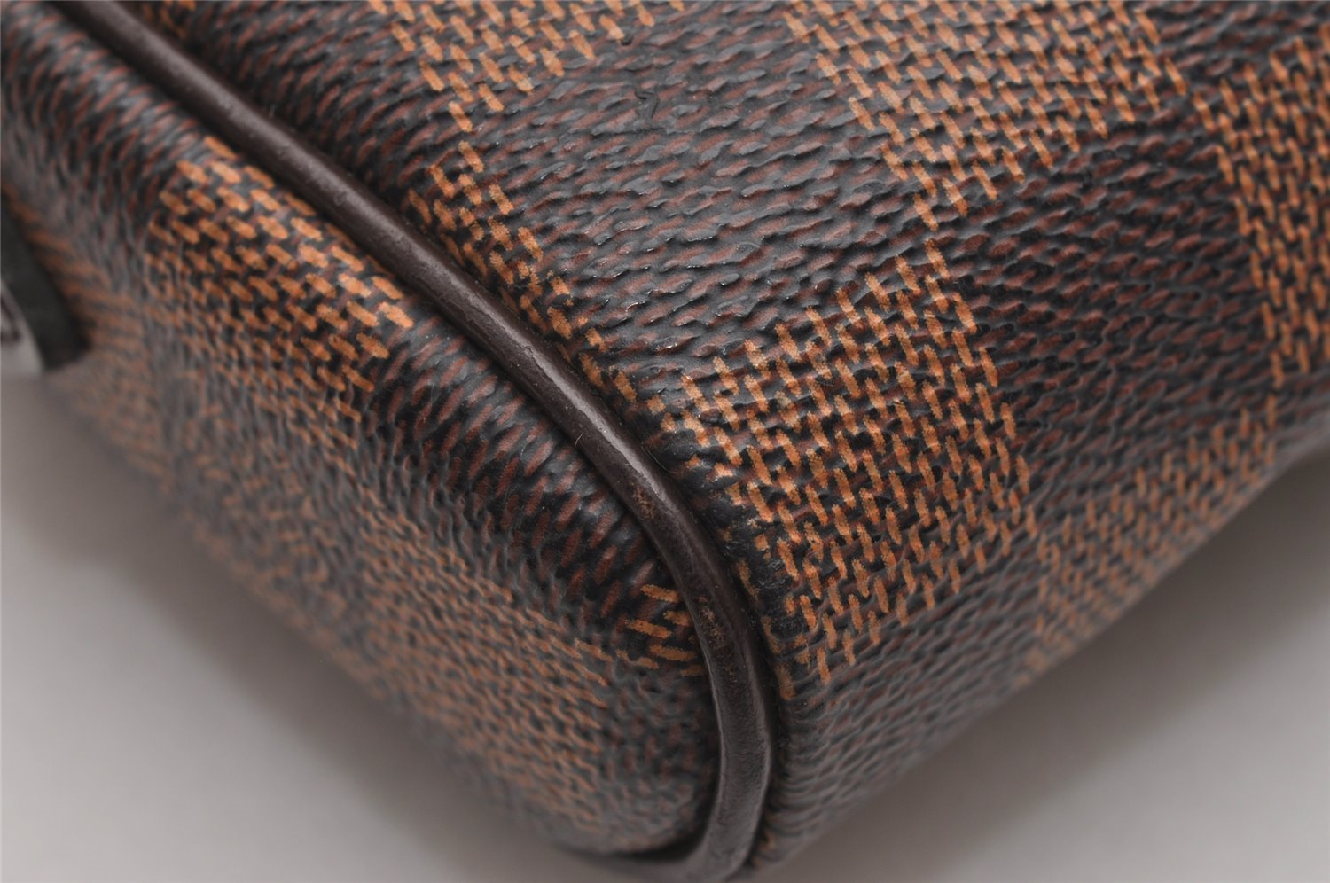 Authentic Louis Vuitton Damier Pochette Ipanema N51296 Shoulder Bag Junk 1980J