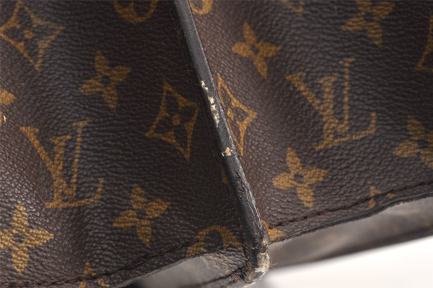 Authentic Louis Vuitton Monogram Serviette Fermoir Briefcase M53305 LV 1980K