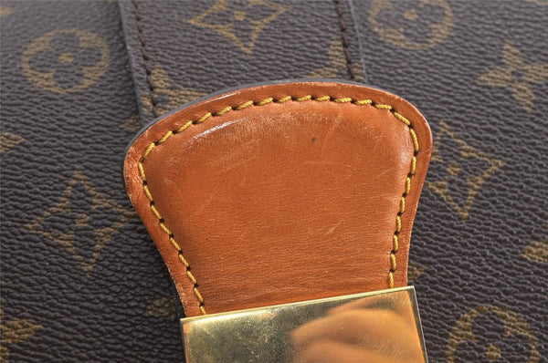 Authentic Louis Vuitton Monogram Serviette Fermoir Briefcase M53305 LV 1980K