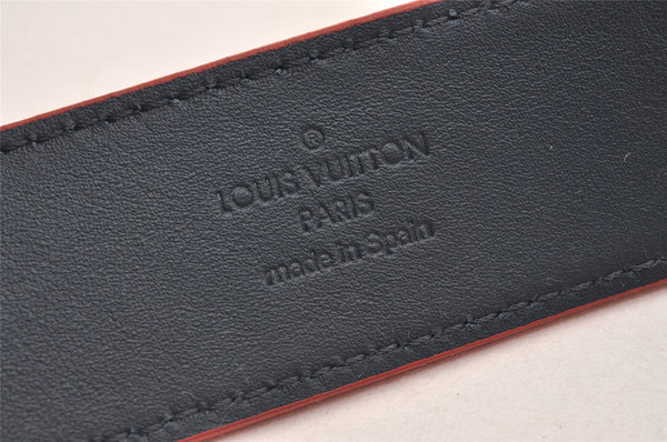 Auth Louis Vuitton Cup Ceinture America's Cap 2017 Belt 35.4" Navy Box 1981J