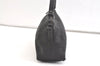 Authentic GUCCI Hand Bag Pouch Purse GG Canvas Leather 103399 Black 1981K
