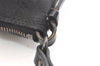 Authentic GUCCI Hand Bag Pouch Purse GG Canvas Leather 103399 Black 1981K