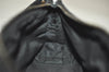 Authentic GUCCI Hand Bag Pouch Purse GG Canvas Leather 103399 Black 1981K