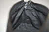 Authentic GUCCI Hand Bag Pouch Purse GG Canvas Leather 103399 Black 1981K