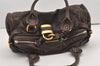 Authentic Chloe Vintage Paddington Leather Shoulder Hand Bag Brown 1985J