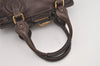 Authentic Chloe Vintage Paddington Leather Shoulder Hand Bag Brown 1985J