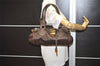 Authentic Chloe Vintage Paddington Leather Shoulder Hand Bag Brown 1985J