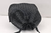 Authentic BOTTEGA VENETA Intrecciato Leather Shoulder Drawstring Bag Black 1986K