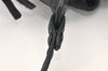 Authentic BOTTEGA VENETA Intrecciato Leather Shoulder Drawstring Bag Black 1986K